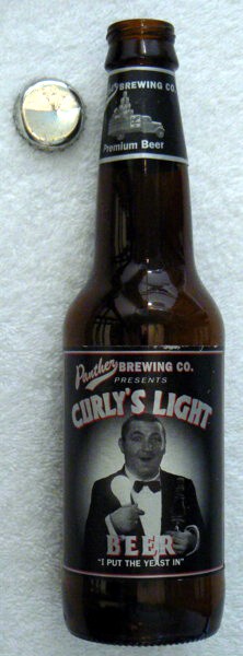  The Three Stooges Beer Curly's Light Beer 