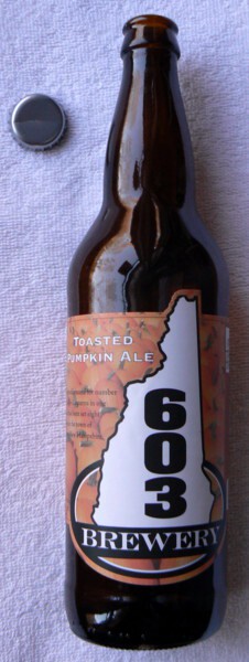  603 Toasted Pumpkin Ale 