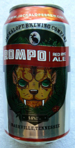  Jackalope Rompo Red Rye Ale 